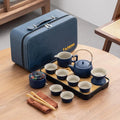 14-Piece Ceramic Travel Tea Set