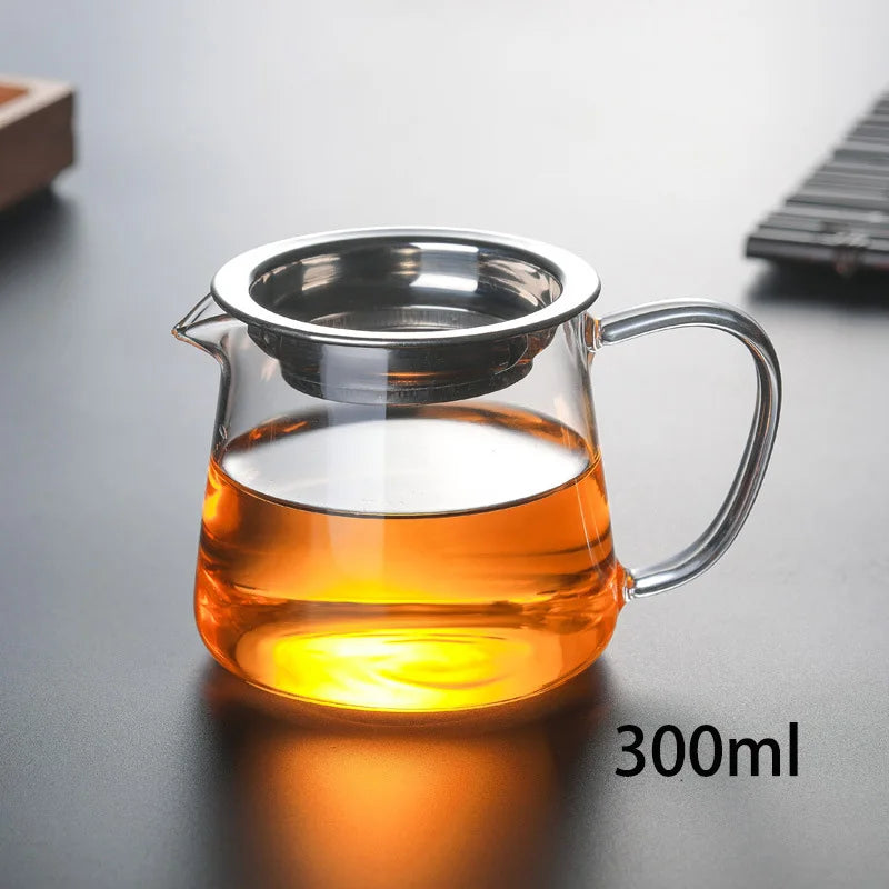 Heat-Resistant Glass Tea Set with Infuser