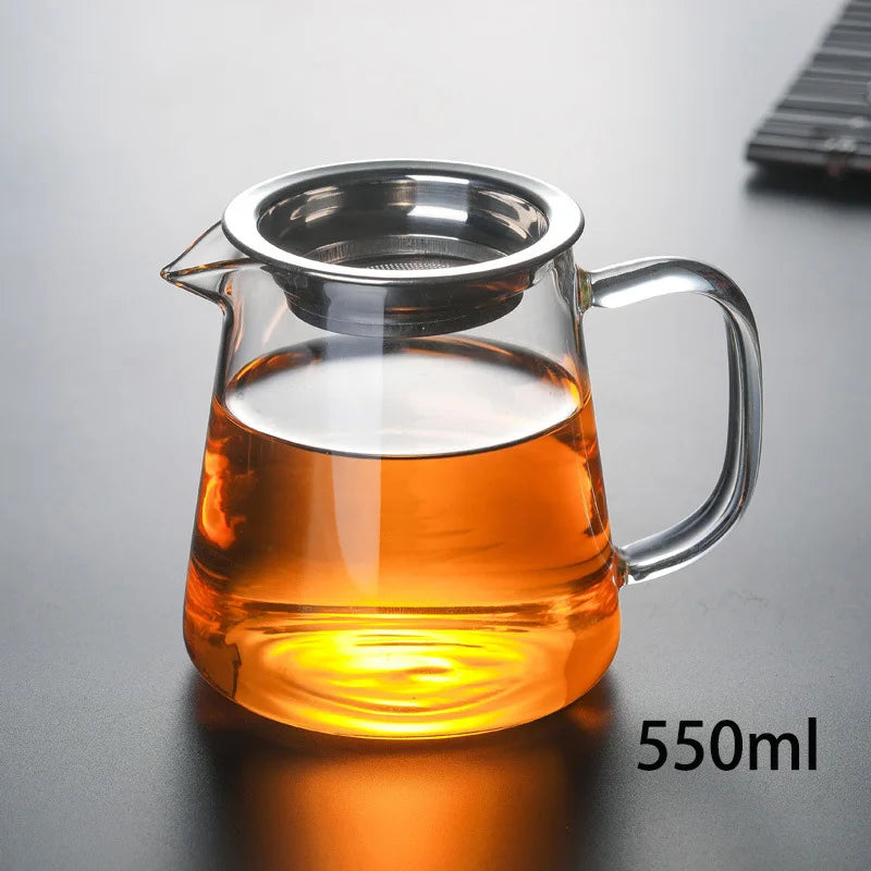 Heat-Resistant Glass Tea Set with Infuser