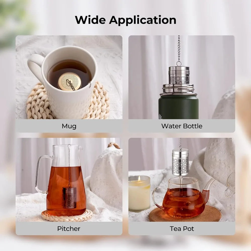 Extra Fine Mesh Tea Infuser (304 Stainless Steel)